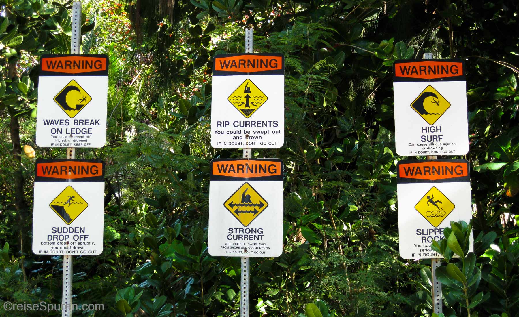 Schilderwald Na Pali Coast